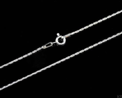 Srebrny Łańcuszek Cardano 0,8 mm 38-80 cm 925
