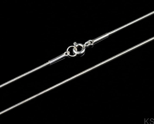Srebrny Łańcuszek Żmijka 1,4 mm 38-80 cm 925