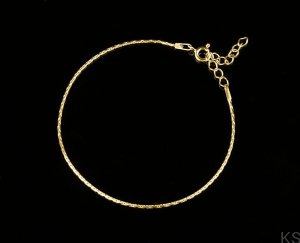 Bransoletka Cardano 16-19 cm pozłacana