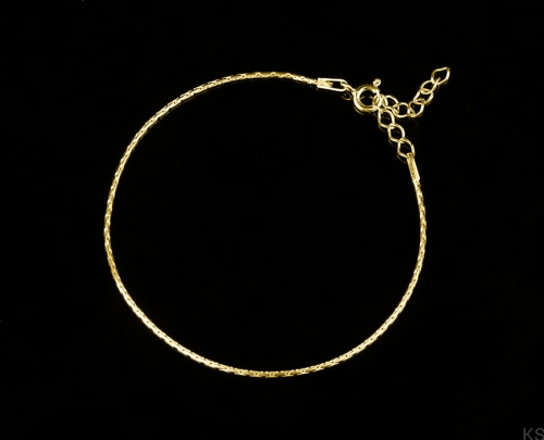 Bransoletka Cardano 16-19 cm pozłacana