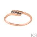 Pierścionek zaręcynowy różowe złoto 585 z czarnymi diamentami 0,085 ct DSC_4032.jpg