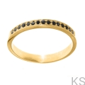 Pierścionek zaręczynowy z czarnymi diamentami 0,255 ct żółte złoto 585 DSC_4044.jpg