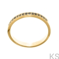 Pierścionek zaręczynowy z czarnymi diamentami 0,255 ct żółte złoto 585 DSC_4050.jpg