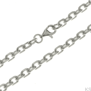 Srebrny łańcuszek Anker diamentowany 3,6 mm 38-80 cm 925