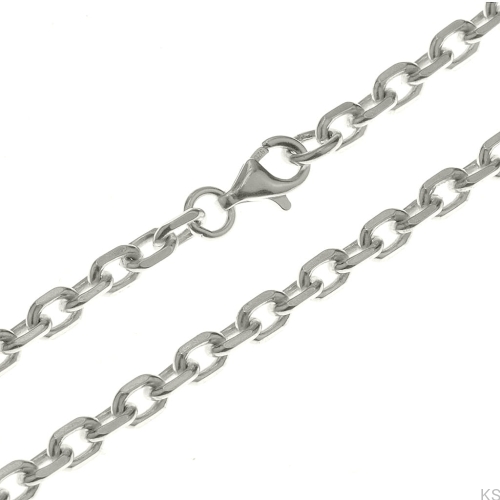 Srebrny łańcuszek Anker diamentowany 3,6 mm 38-80 cm 925
