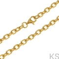 Srebrnu łańcuszek anker diamentowany 3,6 mm pozłacany.jpg
