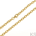 Srebrny łańcuszek Anker diamentowany 2,5 mm 38-80 cm 925 pozłacany.jpg