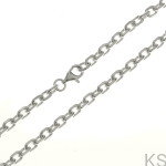 Srebrny łańcuszek Anker diamentowany 2,5 mm 38-80 cm 925