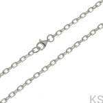 Srebrny łańcuszek Anker diamentowany 2,0 mm 38-80 cm 925