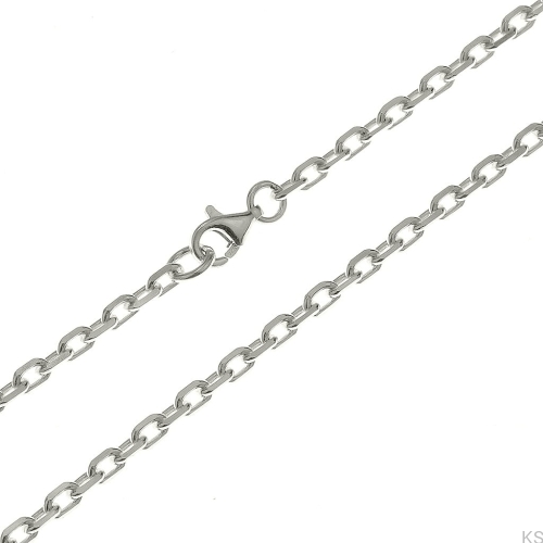 Srebrny łańcuszek Anker diamentowany 2,0 mm 38-80 cm 925