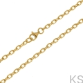 Srebrny łańcuszek Anker diamentowany 2,0 mm  pozłacany 24 karatowym złotem.jpg