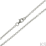 Srebrny łańcuszek Anker diamentowany 1,9 mm 38-80 cm 925