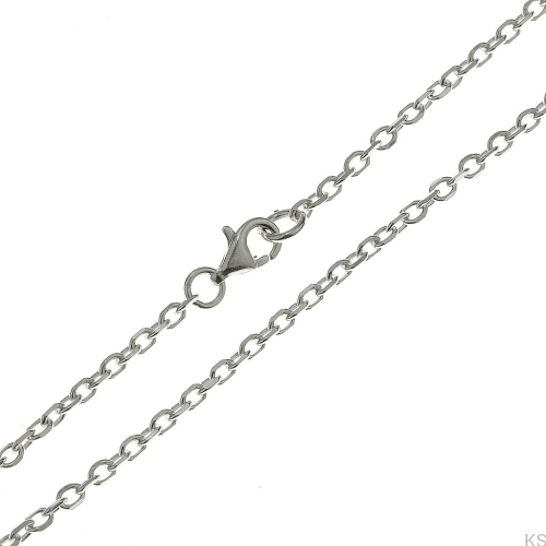 Srebrny łańcuszek Anker diamentowany 1,9 mm 38-80 cm 925