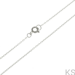 Srebrny łańcuszek Anker diamentowany 1,0 mm 38-80 cm 925