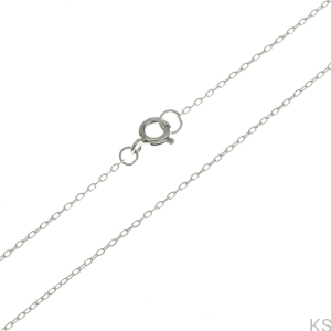 Srebrny łańcuszek Anker diamentowany 1,0 mm 38-80 cm 925
