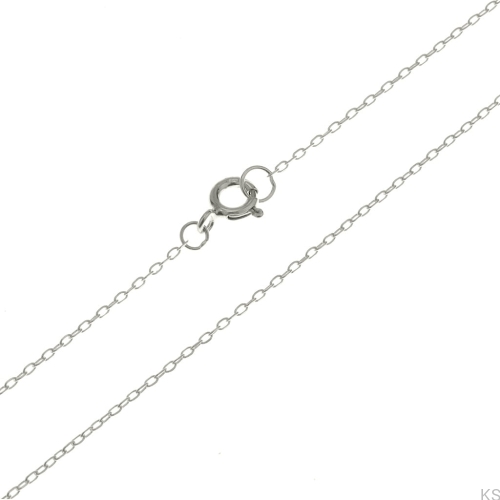 Srebrny łańcuszek Anker diamentowany 1,0 mm 38-80 cm 925
