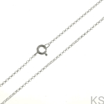 Srebrny łańcuszek Rolo 2,2 mm 38-80 cm 925