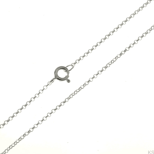 Srebrny łańcuszek Rolo 2,2 mm 38-80 cm 925