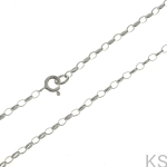 Srebrny łańcuszek Rolo Owal 2,0 mm 38-80 cm 925