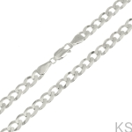 Srebrny Łańcuszek Pancerka  6 mm 38-80 cm 925