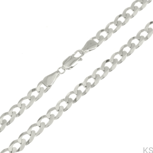Srebrny Łańcuszek Pancerka  6 mm 38-80 cm 925