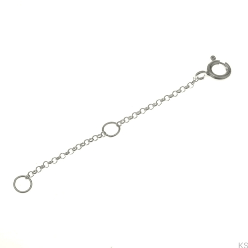 Przedłużka do łańcuszka +2+2 cm  srebro 925