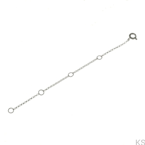Przedłużka do łańcuszka +2+2+2+2 cm  srebro 925 