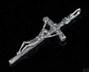 Srebrny Krzyżyk Papieski  duży KR-12 925